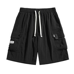 thumbnail for Summer Trendy Brand Five-point Pants Men&#039;s Loose plus size Overalls Men&#039;s Korean Shorts Fashion Men&#039;s Casual Pants
