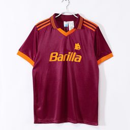 thumbnail for camisa retrô Roma No. 10 TOTTI Totti manga longa e curta 1718 uniforme de futebol Roma camisa venda direta de fábrica