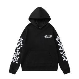 thumbnail for Correct version] AM1RI embroidered bone print bomber casual jacket jacket jacket men's and women's baseball jerseys winter
