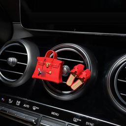 thumbnail for New net red wind bag car aromatherapy gift box car air outlet decoration supplies fragrance stone girl gift tide