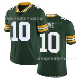 thumbnail for Men's new rugby Green Bay Packers Love #10 green player sports competition limited Jersey