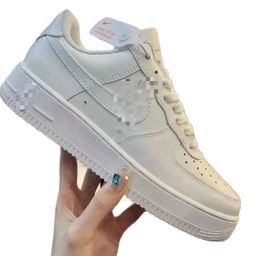 thumbnail for Casual and versatile men's and women's pure white four-season sports board shoes, breathable and trendy low-top small white shoes, unisex