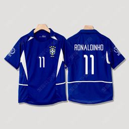 thumbnail for Serie A classic team retro football jersey AC Milan Caca Inter Milan home and away short-sleeved football jersey
