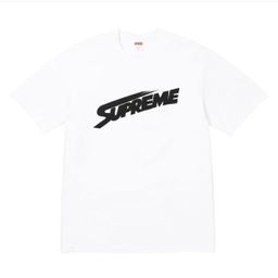 thumbnail for Fw24 Short-Sleeved European and American Trendy Brand 270g Pure Cotton Letter Short-Sleeved Tee Men&#039;s and Women&#039;s Classic Printed T-Shirt