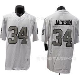 thumbnail for NFL Raiders Raiders football jersey jersey embroidery in stock foreign trade quality a generation of hair