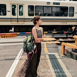 thumbnail for 2-402 rose goddess same style Gan same niche backpack large capacity contrasting time Shangshu bag travel backpack
