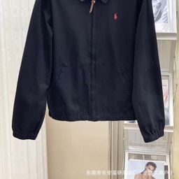 thumbnail for Original Three-Label Complete Set with Qr Code Available Ralph Lauren Rl Old Money Style Casual Zip-Up Jacket Unisex