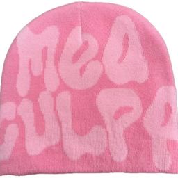 thumbnail for Factory direct cross-border hot MEA Korean fashion Joker autumn and winter hip hop European and American letters jacquard knitted hat