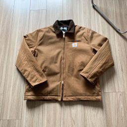 thumbnail for High quality khahat five-color autumn and winter classic retro canvas thick cargo jacket plus cotton men's and women's jacket jacket padded cotton