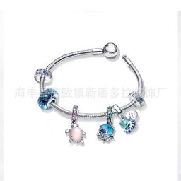 thumbnail for Conjunto de pulseiras de viagem de escolha de estrelas de conto de fadas em prata Pandora S925 de venda quente transfronteiriça, pulseira elegante e fashion para mulheres.