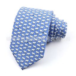 thumbnail for Shengzhou polyester tie men&#039;s in stock wholesale printed casual tie fashion activity men&#039;s tie