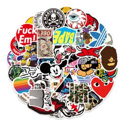 thumbnail for 100 Non-Repeating Graffiti Stickers, Suitcases, Skateboards, Refrigerators, Notebooks, Wholesale Creative Japanese Paper Stylish