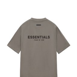 thumbnail for Fog Multi-Line Essentialszone Laminated Letter T-Shirt Loose Round Neck High Street Fashion Brand Male and Female Couple Short Sleeves