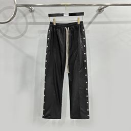 thumbnail for SUBHUMAN Men's American High Street Breasted Men's Summer Thin Loose Straight Quick-Dry Casual Pants