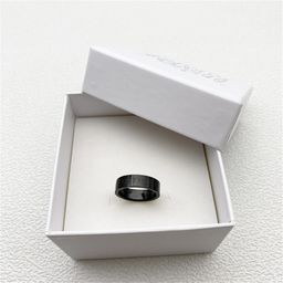 thumbnail for PYC Personality Digital Engraving Rings, Couple Logos, Pair Rings, European and American ins, Fashion, Men and Women, Versatile Black Rings