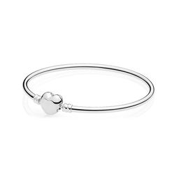 thumbnail for Pandora White Copper Silver Plated Bracelet Classic Rose Gold Round Button Bracelet DIY Basic Bracelet Bracelet