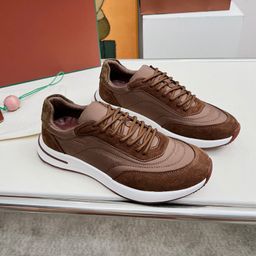 thumbnail for Spot Europe Station 2026 new athleisure men's platform strappy jogging shoes fly woven breathable cowhide casual shoes