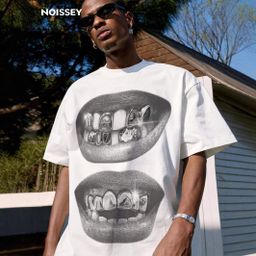 thumbnail for Summer Cool Y2K Men's Top 2026 American Street Hip-Hop Mouth Print Loose T-Shirt Wholesale