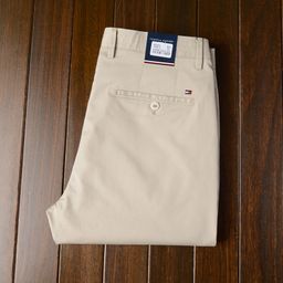 thumbnail for Counter genuine goods Tommy Tommy Business Casual Pants Men&#039s Spring and Summer New Slim-fit Straight High-end Anti-wrinkle Pants