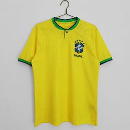 thumbnail for 1998 World Cup Brazil Retro Jersey No.9 Ronaldo 2002 Home and Away Short-sleeved Old Soccer Clothes
