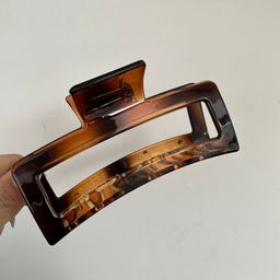 thumbnail for Estilo coreano elegante simple 13cm grande cuadrado baño tiburón clip pelo clip tocado hembra espalda cuchara updo clip de pelo hembra