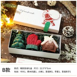 thumbnail for 圣诞节礼物创意姜饼人圣诞树香薰蜡烛香氛无烟摆件伴手礼香薰礼盒