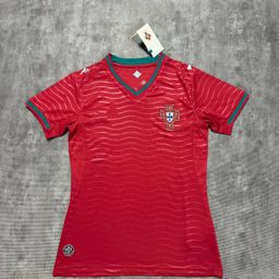 thumbnail for Camisas da Copa do Mundo Feminina Brasil França Portugal Alemanha Argentina México Uniformes de futebol do Real Madrid