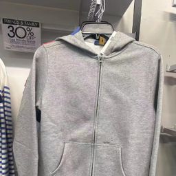 thumbnail for 25 Autumn and Winter New Hooded Drawstring Sweater Jacket Embroidered Zipper Cardigan Men&#039;s and Women&#039;s Sports Leisure Couple Clothes