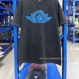 thumbnail for SAINTMICHAEL短袖T恤潮牌重磅T恤男女同款宽松美潮一件代发