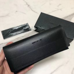 thumbnail for Set of PU leather soft bag black men's and women's sunglasses style 25 new sun fragrance sunglasses general storage glasses case