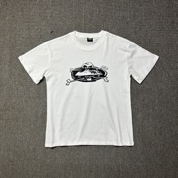 thumbnail for 240g corteiz Alcatraz Island Series T-shirt Short-sleeved Letter Logo Printed Men&#039;s and Women&#039;s Double Yarn Short-sleeved Fashionable Hair