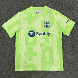 thumbnail for 242526 Real Madrid Football Jersey Barcelona Uniform Brazil Shirt World Cup Training Jersey Printed Number T-Shirt
