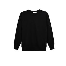 thumbnail for Foreign trade single 2022 Autumn Tide brand crew neck sweater for men and women couples high quality combed cotton arm armband top