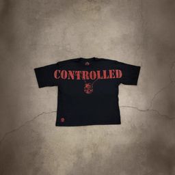 thumbnail for Kontrolledinsanity Men's Oversized T-Shirt Gym Sports Fitness Quick-Drying Breathable Loose Short-Sleeved