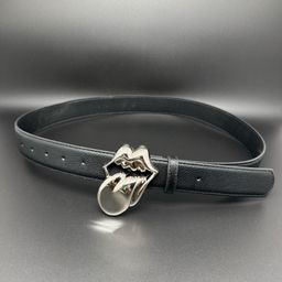 thumbnail for Tomb Crow Cross Star Belt High Street Belt Vintage Buckle Punk Belt Personality Versatile