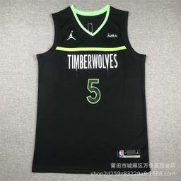 thumbnail for Spot jersey Timberwolves 5 Edwards Knicks 11# Brunson embroidery athleisure basketball jersey men