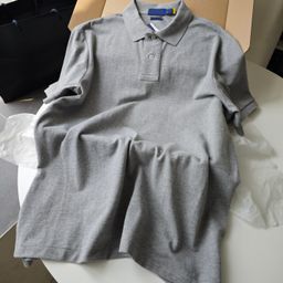 thumbnail for New Entry Luxury Business Pure Cotton Short-sleeved T-shirt Pony Embroidered Two-button POLO Shirt Men&#039;s and Women&#039;s Top Commuter