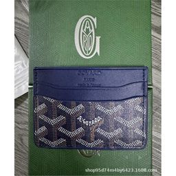 thumbnail for Direct PU change storage bag double-sided direct batch with leather multi-card spot tide brand factory card position foreign trade 5 packaging