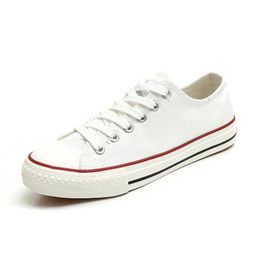 thumbnail for Universal Genuine Canvas Shoes Spring 2024 New Ins Trendy Versatile Student Couple Cloth Shoes Low-Top White Shoes for Women