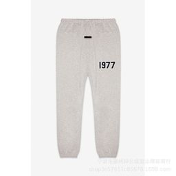 thumbnail for 2022Ss Velvet Pants 1977 Flocking Printed Essentials Trendy Brand Pants Cross-Border Hot Sale