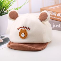 thumbnail for 2025婴幼儿帽子春秋卡通可爱萌男童新款鸭舌帽软檐宝宝帽韩版秋冬