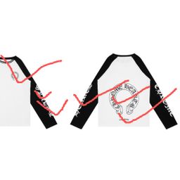 thumbnail for Cross-border trendy brand Chrome Heart long-sleeve T-shirt, pure cotton for men and women, loose fit in stock wholesale