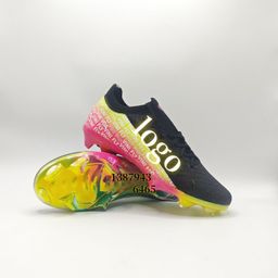 thumbnail for Fabricante de Putian, atacado, competição transfronteiriça, tênis de futebol profissional masculino Assassin 16ª geração, cano baixo FG com travas, para uso interno e externo.