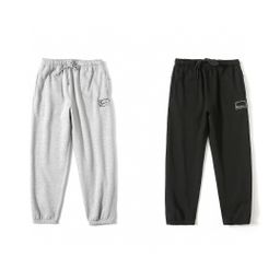 thumbnail for Gao Ding Independent Joint Name Hook Letter Solid Color Embroidered Logo Hooded fleece-lined Pants Loose Cross-border for Men and Women