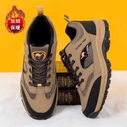 thumbnail for Outdoor Men's Hiking Shoes, Comfortable Casual Sports Shoes, Warm and Thickened Snow Boots, Walking Shoes, Large Size Shoes Wholesale
