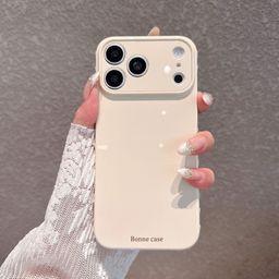 thumbnail for Simple heart-shaped edge phone case suitable for Apple 17 Pro Max/iPhone 16/ins-style 15/13/14/11