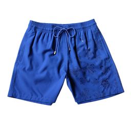 thumbnail for Shorts masculinos de secagem rápida Turtle Beach com cintura elástica, calção de banho forrado, comprimento três quartos, moda mais vendida na Europa e América.