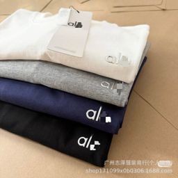 thumbnail for Foreign trade cross-border trendy brand new printed men's T-shirt 0LO 3D small label round neck embroidered women's short-sleeve T-shirt casual