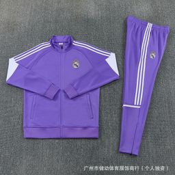 thumbnail for Cross-Border Wholesale In-Stock 2627 Long-Sleeve Training Jacket Set Club Football Uniform Pre-Match Warm-Up Jacket