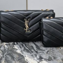 thumbnail for 2025 new fashion and versatile leather envelope bag chain crossbody bag high-end one-shoulder crossbody bag women's bag